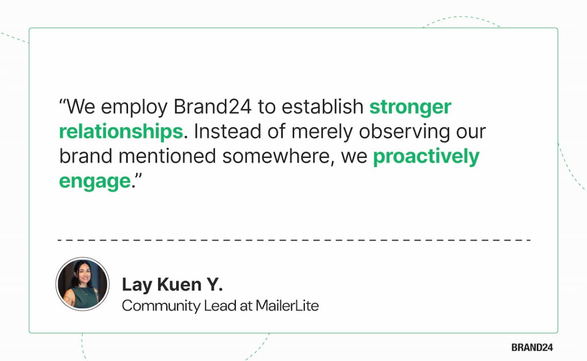 brand24 quote on marketing case studies