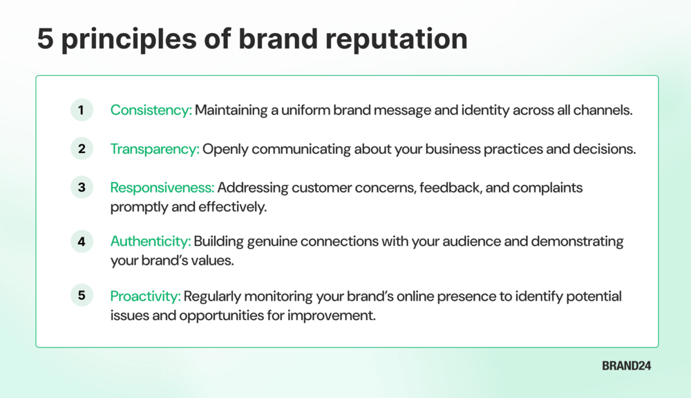 5 principles of brand reputation