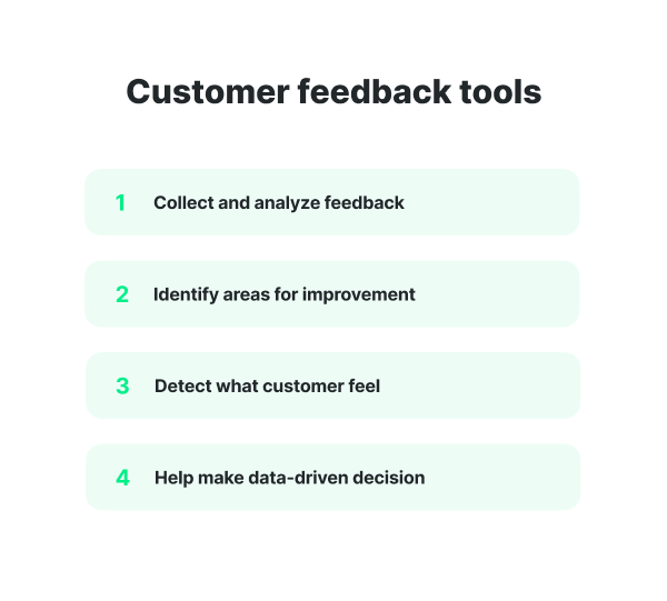 4 important reasons why should you use customer feedback tools