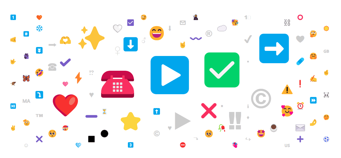 Hook viewers using relevant emojis: Brand24 emoji analysis.